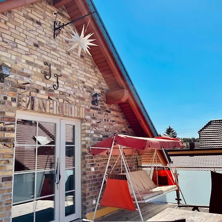 شقة Urlaubshof Turmblick Kreba